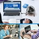thumbnail image 5 of USB Fan, Portable Small Desk Fan, Mini Personal Fan with Two Speed Settings, Super Quiet Table Fan, Metal Design, 360° Up and Down, Perfect for Home Office Levamdar CPB-DE-WX397-1, 5 of 5