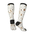 thumbnail image 4 of Balery Coffee Printed Novelty Socks Men's Women's Crew Socks Sports Socks Knee High Socks Cotton Socks Quirky and Cool Socks, 4 of 9