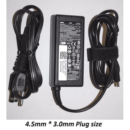 Pre-Owned DELL 65W Power Adapter AC Charger For Dell-Latitude 13 3301 3310 3390 14 3400