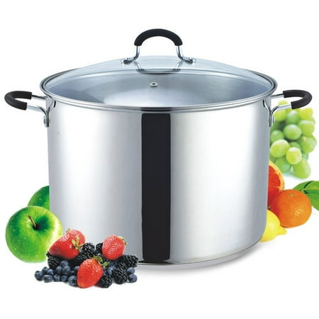 Cook N Home 20 Quart Stainless Steel Stockpot and Canning Pot with (Best Pots To Cook With)