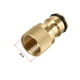 thumbnail image 3 of Adaptador de conector rápido de grifo de latón M18 hembra para manguera de riego de jardín 2 piezas, 3 of 5