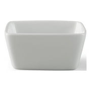 (4 pack) Better Homes & Gardens White Porcelain Square Dipped Bowl