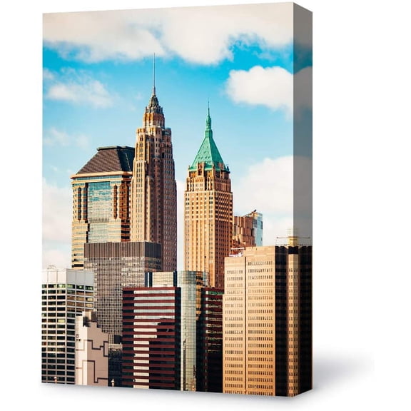 Idea4wall Modern Canvas Wall Art New York City Canvas Prints for Home Wall Decor, 12"x18"