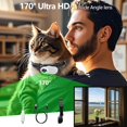 thumbnail image 4 of Cat Camera Collar HD 1080P with Video Record Wireless Mini Sport Cam,Small Action Cameras,Body Camera for Pet Supplies/No WiFi/Stuff,Outdoor/with 32GB Memory Card, 4 of 6
