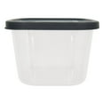 Mainstays Plastic Durable Food Storage Container Set, Gray, 20 Pieces