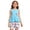 z260710-Blue-1, variant on XEGLSBU Kids Summer Cute Casual Wear Set Girls Outfit Sleeveless Sunflower Print Tank Dress with Shorts Casual Two Piece (Yellow Size 7-8 Years)