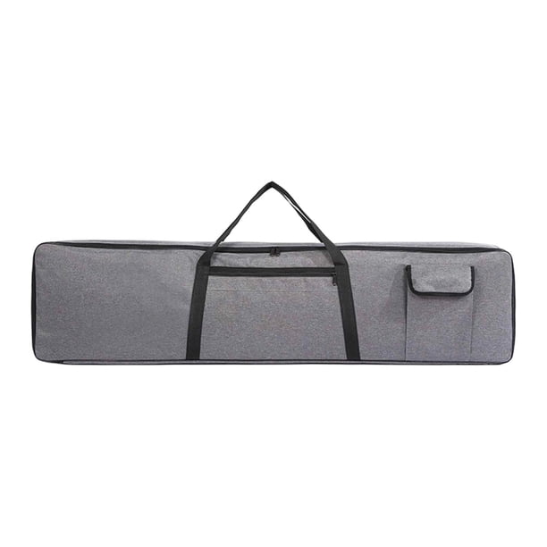 Funda para teclado, estuche para piano eléctrico con correa para hombro, cómoda y plegable, acolchada para viajes, estudio de música y conciertos. 61 teclas L