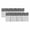 Gray, variant on 2 Pack Valances for Windows, Grey Chevron Window Valances for Living Room/Bedroom/Bathroom, Geometric Ocean Abstract Wavy Striped White Light Filtering Kitchen Curtain Valance 42"W x12" L