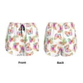 thumbnail image 3 of Gukieu colored butterflies Print Women's Sports Shorts with Drawstring Elastic Waistband for Running, Yoga, Fitness-Medium, 3 of 7