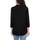 thumbnail image 4 of Txlixc Camisa suelta para mujer, jersey de manga tres cuartos con cuello en V de color sólido informal para adultos Txlixc Moda, 4 of 5