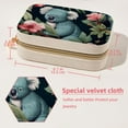 thumbnail image 5 of Koala Velvet Portable Earring Holder with Removable Compartment: Display Case, Jewelry Box, Decorative Box - Gift!, 5 of 7