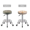 thumbnail image 5 of Picia Autumn Harvest Baskets Pattern Round Stool Covers Comfy Seat Covers Stretch Removable Washable Chair Slipcover Round Bar Chair Cushion Cover-14 inch, 5 of 7