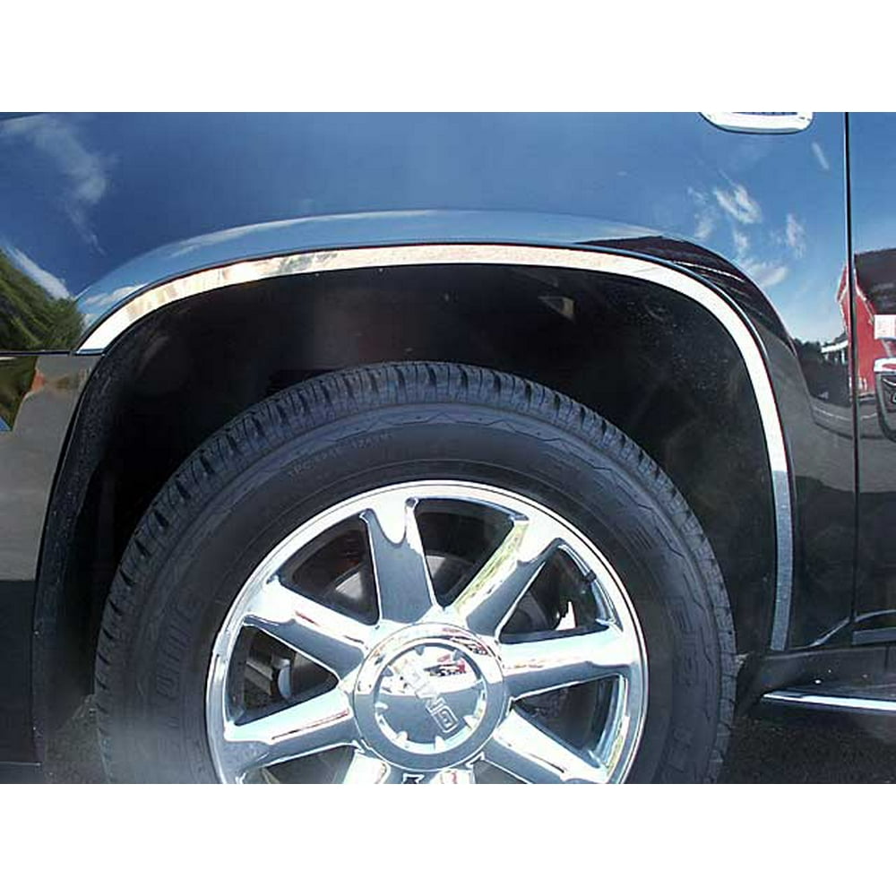 Stainless Steel Wheel Well Trim 6Pc Fits 200714 Cadillac Escalade