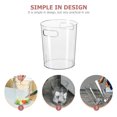 thumbnail image 3 of 2pcs Clear Garbage Storage Bucket Office Trash Storage Bin with Handle Waste Basket, 3 of 6