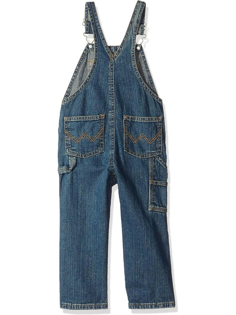Wrangler Authentics Boys' Classic Denim Overall 5T Aged Indigo Wrangler Authentics Boys' Classic Denim Overall 5T Aged Indigo