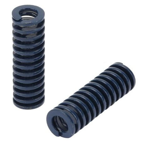 

Tebru 2pcs OD 10mm ID 5mm High Accuracy Steel Blue Light Load Mould Die Spring Blue Die Spring Mould Spring