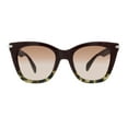 thumbnail image 2 of Rag And Bone RNB1029/G/S HA 0YDC Burgundy Havana Square Sunglasses for womens, 2 of 5