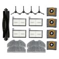 thumbnail image 1 of Kit De Piezas De Repuesto Para Aspiradoras Robot Para X8 : Juego De 17 Piezas Con Cepillos, Filtros & Mopas, 1 of 5
