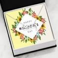 thumbnail image 1 of Happy Mom Mom Gift Scripted Love Necklace Stainless Steel Message Card Gift, 1 of 7