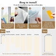 thumbnail image 6 of Reusable Frosted Window Coverings, Cream Window Privacy Film Frosted, Farmhouse Solid Beige Color Modern Art Sun Blocking Windows Stickers for Kitchen Front Door, 23.6 x 59 Inches, 6 of 9
