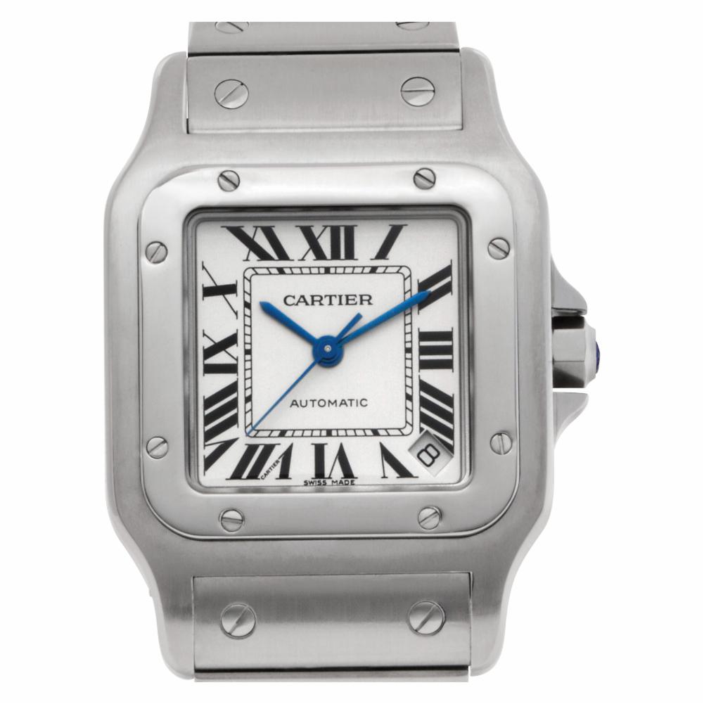 Pre-Owned Cartier Santos W20098D6 Steel 