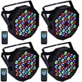 thumbnail image 1 of Luces de escenario Esdabem Ultrafinas de 36 LED RGB activadas por sonido, 1 of 8