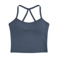 thumbnail image 5 of HAYIMI Women Soft Tank Tops For Gym Yoga Running And Outdoor Workout Comfortable Sleeveless Gym Tops For Summer Round Neck Solid Color Comfort Camisole, 5 of 6