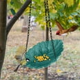 thumbnail image 5 of Hanging Bird Bath and Feeder | Metal Outdoor Garden Waterer with Hook | Rust-Resistant Birdbath for Year-Round Use | 1-Pack, 5 of 5