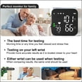 Automatic Wrist Blood Pressure Monitor, Adjustable Wrist Cuff, Portable BP Cuff Accurate Digital