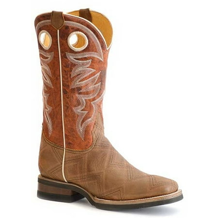 

Men s Roper Garland Leather Boots Handcrafted Brown