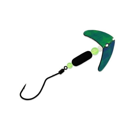 Mack s Lure 63359 Smile Blade Spindrift Walleye Motor Oil Mirror Black