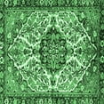 thumbnail image 1 of Ahgly Company Indoor Square Persian Emerald Green Traditional Area Rugs, 8' Square, 1 of 4