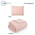 thumbnail image 3 of Mainstays Twin/Twin XL Comforter Set, Super Soft & Embroidered, 2-Piece, Pink, 3 of 10