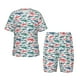 thumbnail image 1 of Balery Colorful Shark Conjunto de Pijama Infantil de Manga Corta con Estampado – Ropa de Dormir de Algodón Suave-Medium, 1 of 6