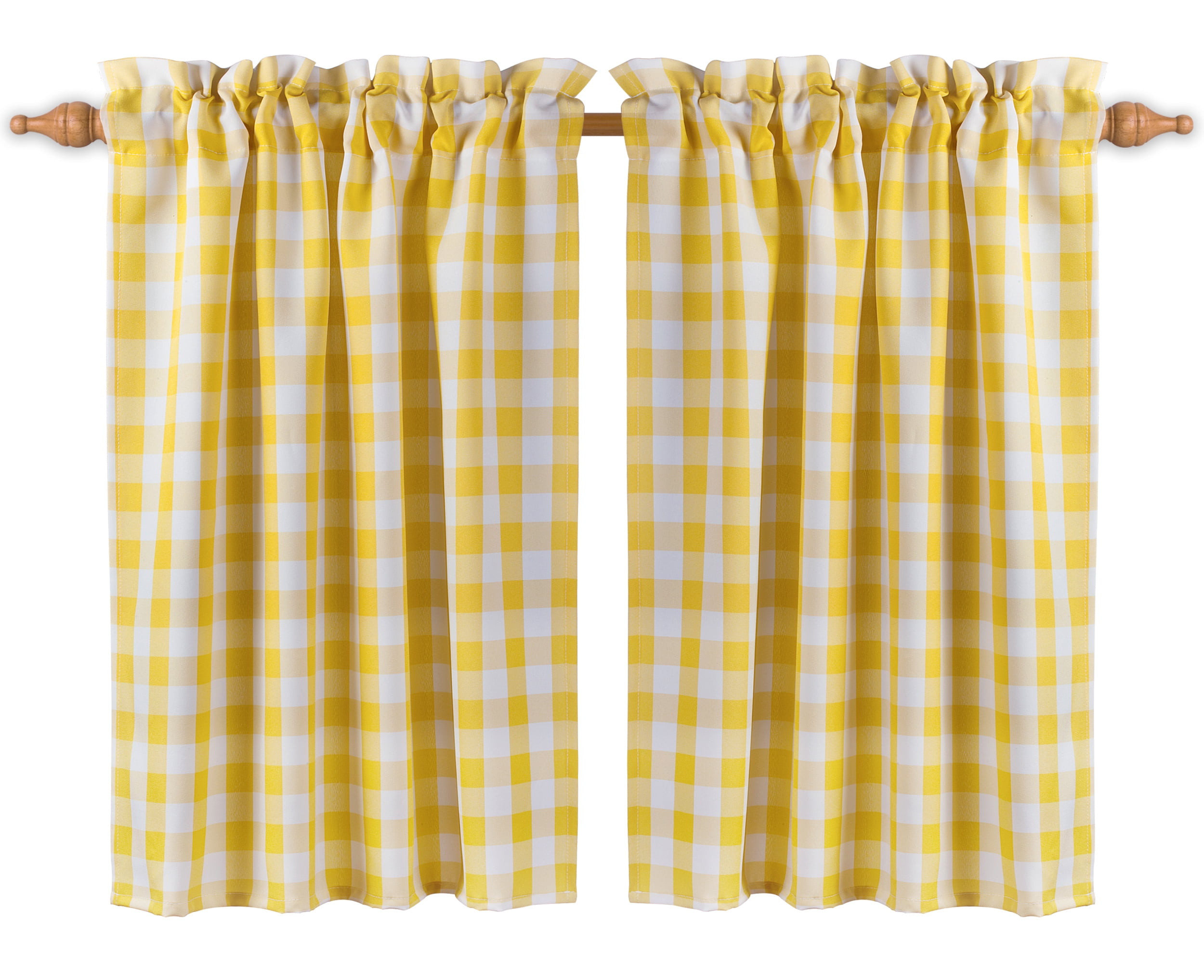 Aiking Home Tiers Small Window Treatment Curtain 2Panels Picnic