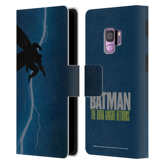 Head Case Designs Officially Licensed Batman DC Comics Famous Comic Book Covers The Dark Knight Returns Leather Book Wallet Case Cover Compatible with Samsung Galaxy S9