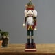 thumbnail image 5 of soldado cascanueces,Lote de Cascanueces de 12 pulgadas,adornos grandes de Alemania,cascanueces navidad decoraciones cifras decoración,Cascanueces de madera tradicional King Soldier de 30, 5 of 9