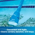 thumbnail image 3 of POOL BLASTER Aqua Broom Cordless Vacuum for Hot Tubs, Spa, Small Pool & Tight Spaces, Ideal for Sand, Silt & Dirt, Battery-Powered Spot Cleaner for Inground, Above-Ground and Inflatable Pools, 3 of 10