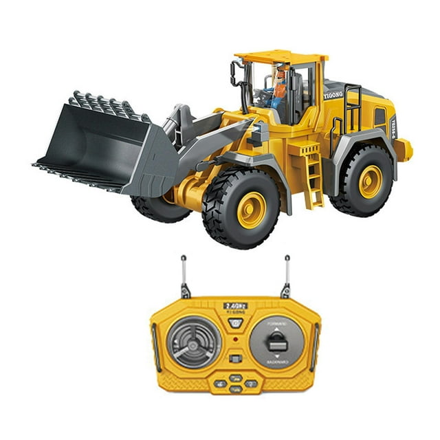 Excavadora de Juguete con Control Remoto y Luces LED