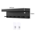 thumbnail image 5 of Wall-Mounted Punch-free Key Organizer - Great Load Bearing, Anti-slip, with Tray And Hooks, Space-Saving Kitchen Bathroom Storage Shelf, 5 of 7