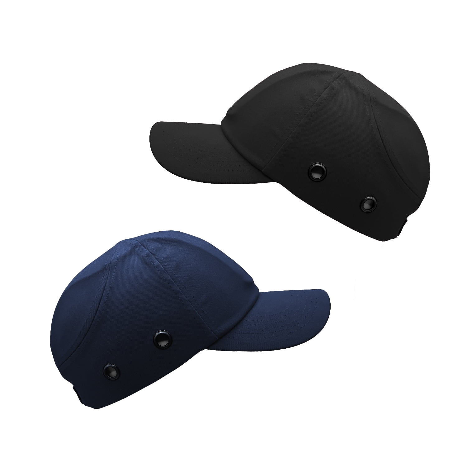 Lucent Path Black and Blue Baseball Bump Cap Hard Hat Helmet Safety Cap for Men and Women