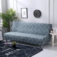 thumbnail image 2 of Sofa Bed Cover For Full Sofa Cover Without Armrests, Stretchable Elastic, Removable, Perfect Protection For Sofa 160-190cm, 2 of 5