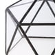 thumbnail image 3 of Terrario de vidrio geométrico transparente, joyero, invernadero, maceta, portavelas 15 x 15 x 15 cm, 3 of 9