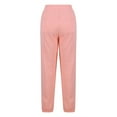 thumbnail image 4 of BXINGOHAI Women's V Crossover Waist Sweatpants Baggy Y2K Jogger Pants Thin Fleeced Lounge Pants With Pockets Today Pink,M, 4 of 5