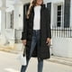 thumbnail image 4 of Chaqueta softshell para mujer, chaqueta impermeable de algodón con plumón para mujer, chaqueta de algodón de longitud media, chaqueta de algodón suelta y gruesa, chaqueta de algodón, abrigo, 4 of 5
