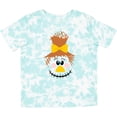 thumbnail image 3 of Inktastic Halloween Fall Cute Smiling Scarecrow Face Girls Toddler T-Shirt, 3 of 5