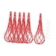 thumbnail image 2 of 6 piezas de bolsas de red para colgar sandías, cuna para melones, sandías para exteriores, protegen el jardín con bolsas de malla con cordón, hamaca Rojo, 2 of 8