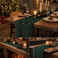 thumbnail image 4 of Qwtwty Christmas Table Runner Decorations, Winter Xmas Table Decorations for Farmhouse Kitchen Dinning Home Party Favors Supplies, 4 of 6