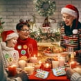 thumbnail image 6 of ArtCreativity 500-Piece Christmas Sticker Roll Assortment – Holiday Party Favors, Goodie Bag Fillers, Decorations for Kids 3+ Featuring Santa & Elves, 6 of 7