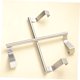 thumbnail image 4 of WEUVEB 2Ud Estante Organizador Multifuncional Plateado Para Toallas En Y Cocina, 4 of 8